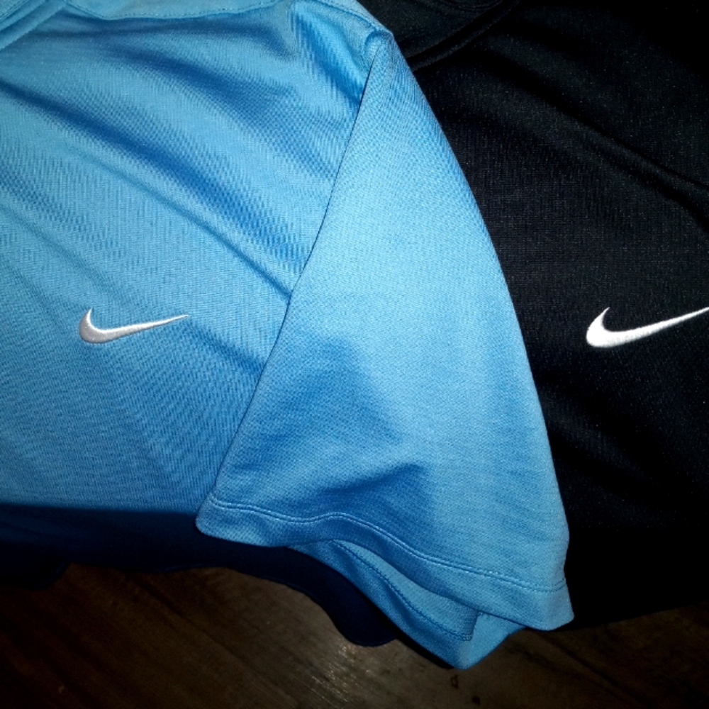 2 Nike Short Sleeve polo shirts 2XL